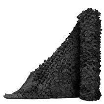 사용자 정의 크기 위장 그물 대량 롤 메쉬 카모 홈 정원 장식 일 그늘 캠핑 사냥 텐트 자동차 천막, [06] Black