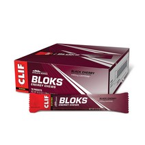 Clif 샷 블락 에너지 츄, Black Cherry, 18개입, 1개