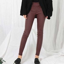 [@선유펀] /여자 스키니진 코팅 밴딩 청바지 스타일리쉬 코디