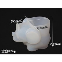 만능 실용적 편리한 DIY 코끼리 수지 금형 에폭시 거울 입체 메이크업 계란 저장 실리콘, 01 Elephant