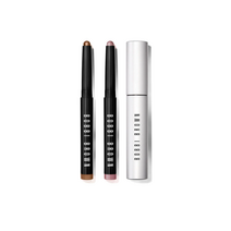 바비브라운 롱웨어 나잇 섀도우 & 마스카라 세트 아이 메이크업 트래블 사이즈 세트 0.9 g 0.9 g 3 ml