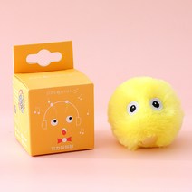 고양이 공 장난감 소리나는 캣닢공, 노랑(귀뚜라미)