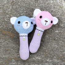 곰의 작은집 DIY 인형만들기 손뜨개&코바늘인형_고미딸랑이, 분홍색