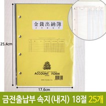 나sksnsn_금전출납부 속지 내지 장부 가계부 18절 25개 양식지 서식지 출남 급전양♥hapyyto, ♥iwantbee, ♥hapyyto