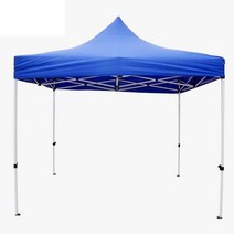 대형 야외 캐노피 천막 자바라 행사 포장마차 그늘막, [강화백색 프레임] 2m x 2m(빨간색)