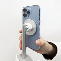 오주주 맥세이프 삼각대 스마트폰 홀더, 실버