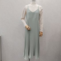 레니본 아코디언주름 끈 원피스-RE41C3OP736VMT