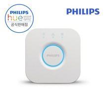 [ PHILIPS 코리아 공식판매점 ] 필립스 HUE 4.0 브릿지 휴 조명 전구 블루투스 제어