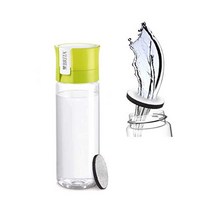 Brita 브리타 물병 직접 음료 600ml 휴대용 물 정수기 병 1 카트리지 필 & 고 라임 [일본], 1개, 1개