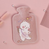 풋 워머 Cartoon Hot Water Bottle Bag for Girls Plush Shoulder Hand Warmer Heat Pack Belly Instant Wi, 05 Large Size-A05