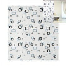 패턴 샤워커튼 150x180cm 샤워실커튼 욕실샤워커튼 샤워커튼곰팡이 화장실커튼 원형샤워커튼 짧은샤워커튼 호텔샤