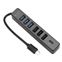 맥북허브 맥미니허브 노트북허브 씨타입허브 C타입허브 Ctype usb 3.1 허브 멀티 usb 스플리터 전원 어댑터 47 포트 type-c 익스팬더 pc 컴퓨터 for, 협력사, 7 포트