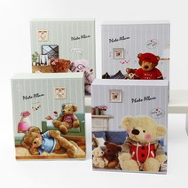 곰돌이 포켓앨범(4x6) 20매 포토 미니앨범