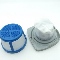 필립스 호환 휴대용 진공 청소기 호환용 헤파 필터 수트 홀더 포함 FC6150 FC6152, [02] 2 PC
