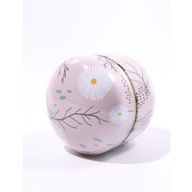 캔들나라 캔들용기 연핑크 이중 틴케이스