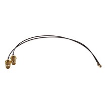 2 개. WLAN 안테나 피그 테일 히로세 U.FL SMA 박스 어댑터 케이블 IPEX RSMA 20cm, 하나, 블랙 골드