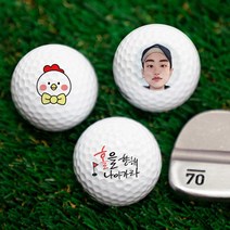 [오나공볼] 1알도 인쇄가능 선물용 커스텀 국산골프공, 2-11 개, 2피스