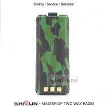 무전기 워키토키 원래 baofeng uv-5r 워키 토키 대용량 배터리 bl-5l 7.4v 3800mah bf-f8 uv-5ra uv-5re dm-5r uv5r uv5re, 카모