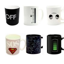 마블커피잔 6종1택/변색머그컵/변색머그잔/돌답례품, 02_게이지머그컵