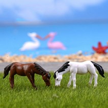 미니어쳐 경주마(2개1세트)-1개/젤캔들 테라리움, 단품