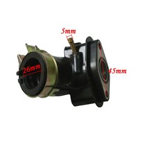흡기 Carburator 매니 폴드 파이프 26mm GY6 49cc80cc 스쿠터 이동 카트 먼지 자전거