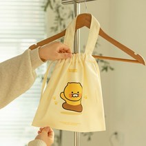아이콘스 카카오프렌즈 춘식이 스트링 백 복주머니 가방 에코스크링 캐릭터 가벼운