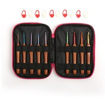 코바늘 입문 금속 케이스 레이스 모사용 도구 9종