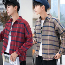 보드미 남성남방 체크남방 남성셔츠 공용 캐주얼남방 데일리룩