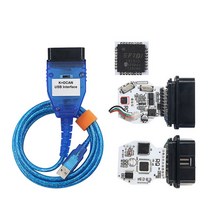 BMW 스캐너용 전체 칩 스위치 포함 FTDI FT232RL OBDII 진단 인터페이스 K + DCAN K-라인 20 핀 케이블