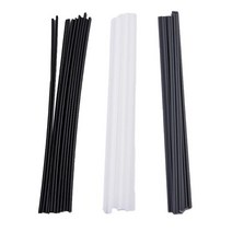10Pcs 20cm 용접봉 PP/PVC/PE 스틱 플라스틱 용접기 총 범퍼 수리 공급, [03] black pe