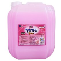 버블윅 향기가득플러스 아로마로즈 15kg 대용량말통 섬유유연제 세탁세제