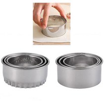 에그타르트 커터기 3P셋트, 꽃모양