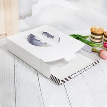 중앙패키지 타르트 파이 상자-2호(받침포함) 10개
