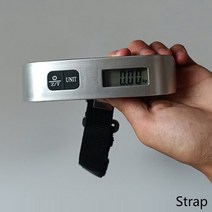 체중계 저울 lcd 디지털 수하물 규모 50kg 휴대용 전자 무게 균형 가방 여행 가방, 스트랩 빛 없음
