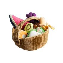 이케아 DUKTIG 장난감 과일바구니 9p 세트, 혼합 색상