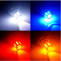 삼항LED 12V-24V 자동차량 3W 하이파워 LED램프, 24V용 화이트 더블타입, 1개