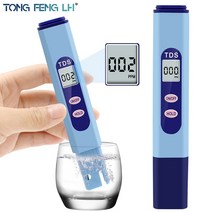 ph측정기 비파괴 당도측정기 수질 tds 미터 수질 테스터 자동 보정 테스터 0-990ppm 이상적인 물 테스트 미터 식수 수족관, 없음
