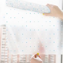 창문 시트지 유리창 베란다 반투명 사생활보호 필름, 씨블루