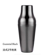 칵테일키트 쉐이커 세트 Parisienne 칵테일 셰이커 프렌치 스타일-20 oz, 04 Gunmetal Black