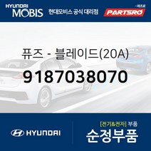 퓨즈-블레이드(20A) (9187038070) 현대모비스 부품몰 그랜저XG 그랜저TG 베르나 쏘나타EF 쏘나타NF