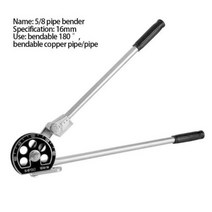 파이프밴딩기 하우스파이프밴더 수동 알루미늄 파이프 스테인레스 스틸 벤더 180 ° 얇은 벽 다양한 구리 튜브 벤딩용, 02