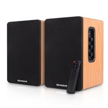 서브 우퍼 TV 컴퓨터용 목재 음악 스피커 80W 2.0 하이파이 책장 블루투스 4.5 인치 홈 시어터 시스템 확성기 사운드바, [01] A, [03] AU PLUG