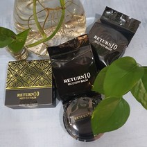 [사은품] 리턴10리커버리밤쿠션(22호)물방울퍼프방식 본품(15g)1개+리필(15g)3개, 피부색