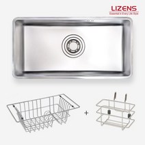 [당일발송] 리젠스 사각씽크볼 LQ860 /[한샘MSYS] GD84E 엠보볼 주방싱크볼, ③클린 엔지배수구, ①리젠스 LQ860(860×440)