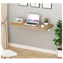 벽걸이 테이블 좁은 공간 벽부착 탁자 식탁 조리대, 화이트/50x40cm