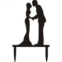 멀티 스타일 블랙 아크릴 웨딩 케이크 플래그 토퍼 신부 케이크 플래그 결혼 기념일 파티 케이크 베이킹 장식 용품, Black11