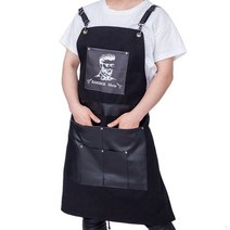 블랙 살롱 미용 케이프 헤어 절단 앞치마 옥스포드 BUGA 이발사 포켓 헤어 염색 케이프 미용사 방오 천 절단, 하나