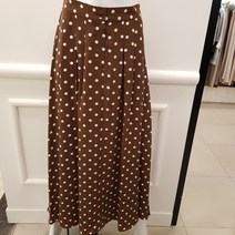 쉬즈미스 여름 신상품 대박 파격특가&지금 입으면 예쁜 *****여성여성한 도트 롱 플레어스커트 SK21020