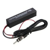 TV 안테나 티비 수신기 12V 자동차 라디오 안테나 FM/AM 신호 증폭기 부스터 80-108MHZ 해양 보트, 01 Only FM