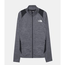 [국내정품] 노스페이스 집업 바람막이 남성 AO 미드레이어 풀집 그레이